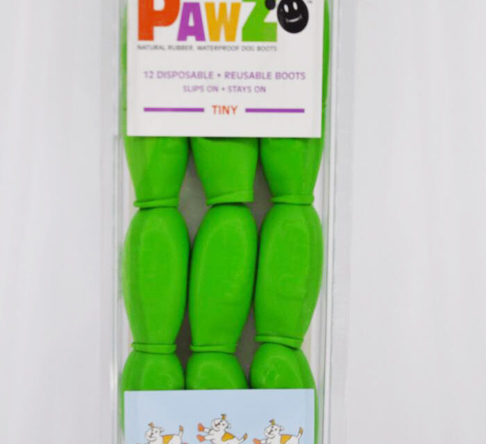 12 darabos zöld vízálló gumi kutyacipő szett 1