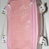 Rózsaszín fehér kigyóbőr mintás kutyahordozó táska 4