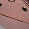 Rózsaszín lakkozott kígyóbőr mintás kutyahordozó táska 4