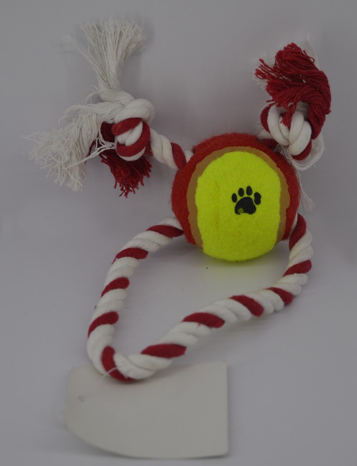 Kötél kutya játék labdával 2jatek-labdaval-2