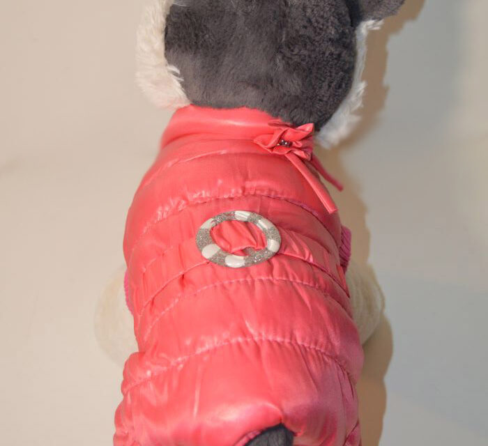 Pink pufi téli kutyaoveráll 1